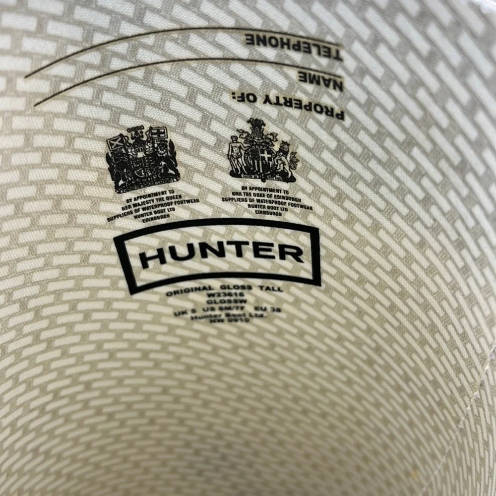 ✨🖤Tall  Gloss Black rain 👢 Boots Size 6M/7F 🧦socks size Large - Picture 8 of 13